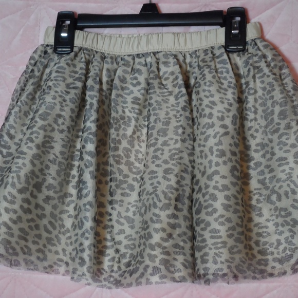 Gymboree tan and black leopard print tutu - Picture 2 of 6